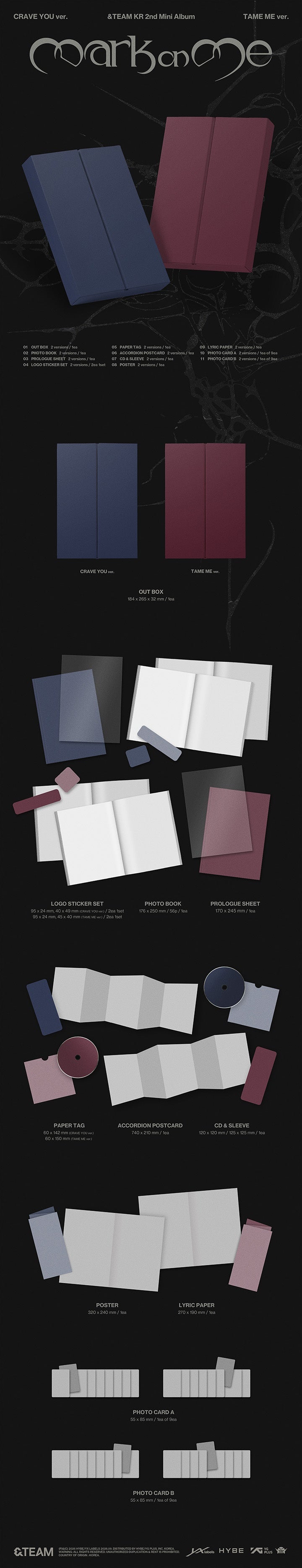 &TEAM KR 2ND MINI ALBUM [MARK ON ME]