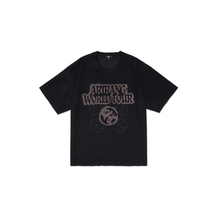 BTS WORLD TOUR [ARIRANG] S/S Tour T-Shirt (Black)