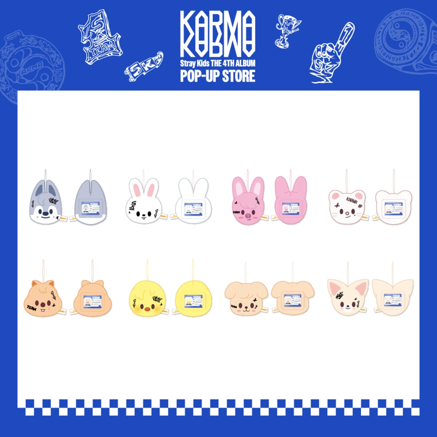 STRAYKIDS POP-UP STORE [KARMA] MD SKZOO NAME TAG (KARMA VER.)