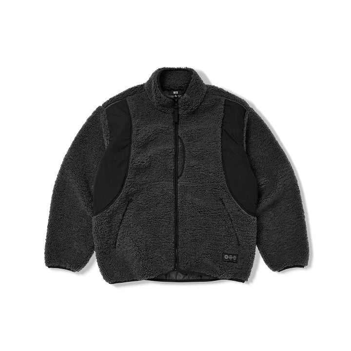 BTS Fleece Jacket (Charcoal)