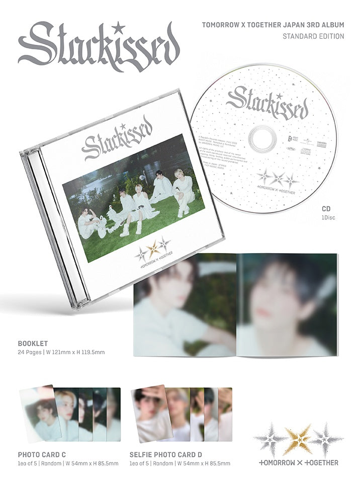 TXT: TOMORROW X TOGETHER 3RD JP ALBUM [STARKISSED] STANDARD EDITION + WEVERSE POB