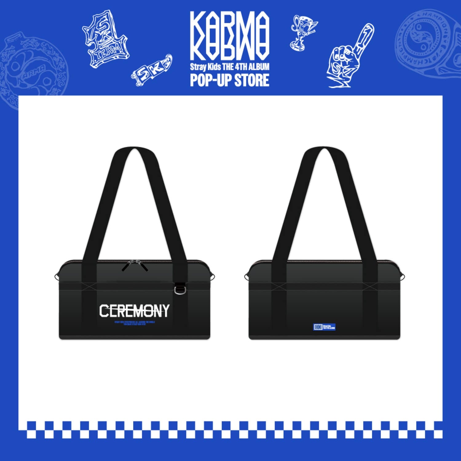 STRAYKIDS POP-UP STORE [KARMA] MD DUFFEL BAG