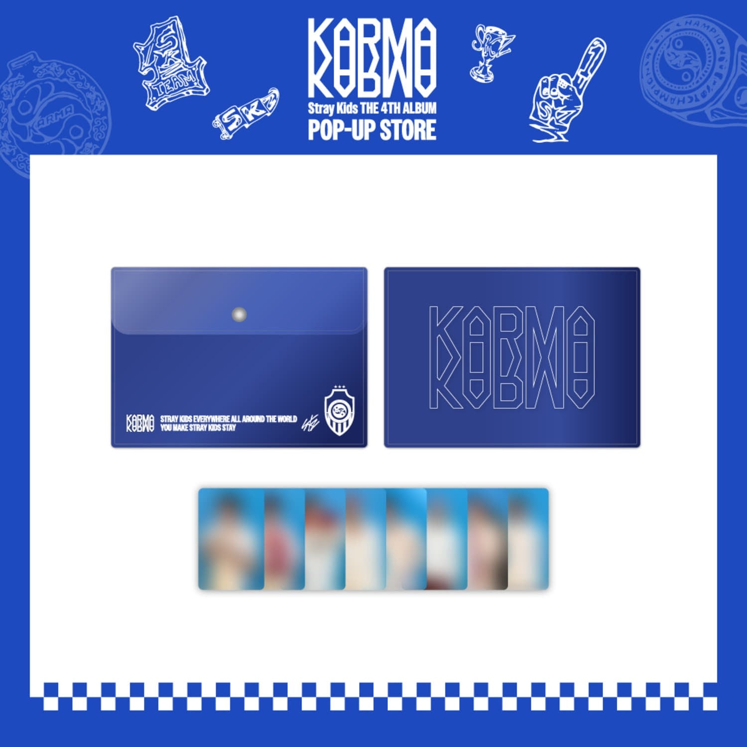 STRAYKIDS POP-UP STORE [KARMA] MD PVC POUCH