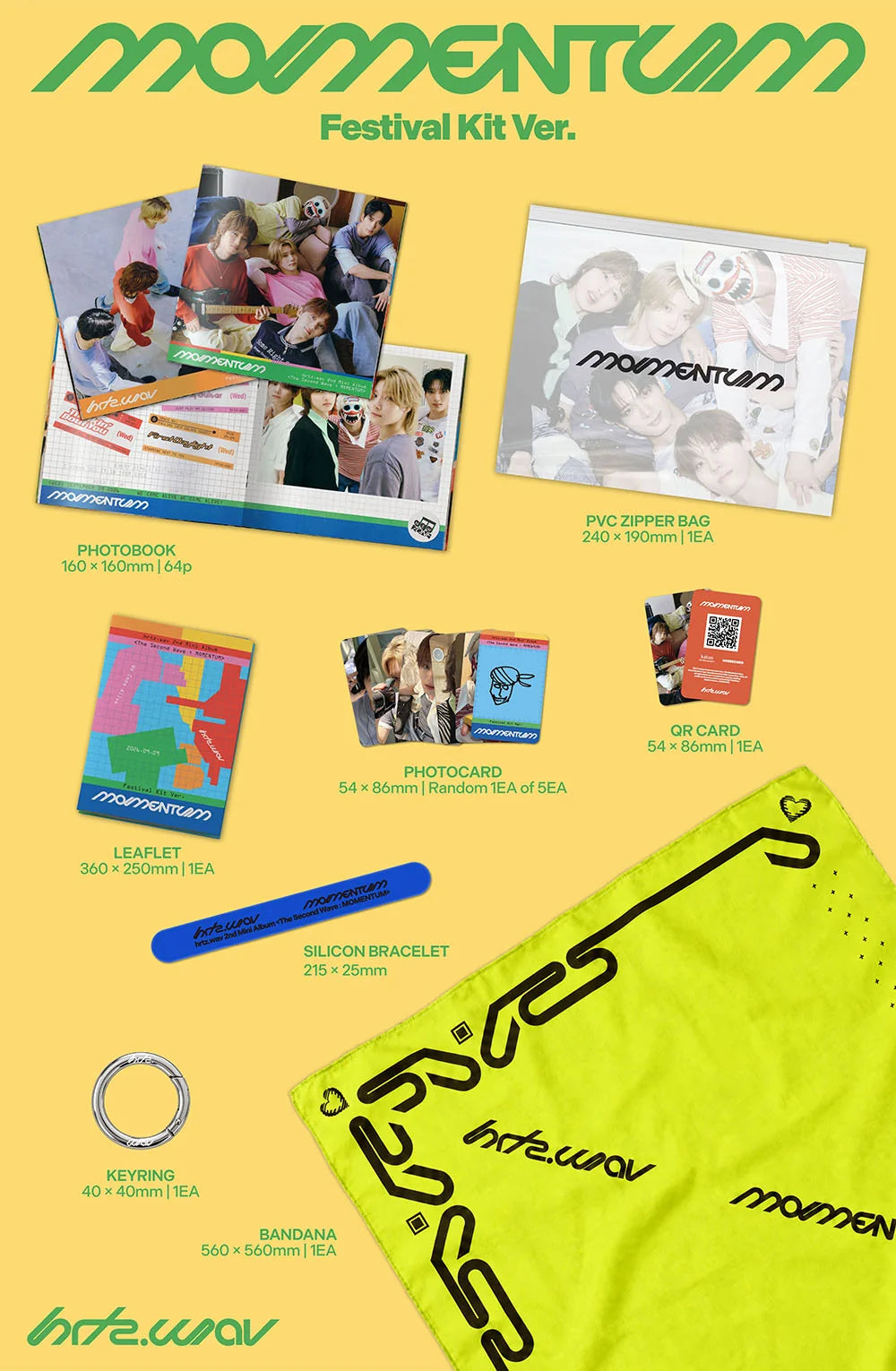 hrtz.wav 2ND MINI ALBUM [THE SECOND WAVE: MOMENTUM] FESTIVAL KIT VER.
