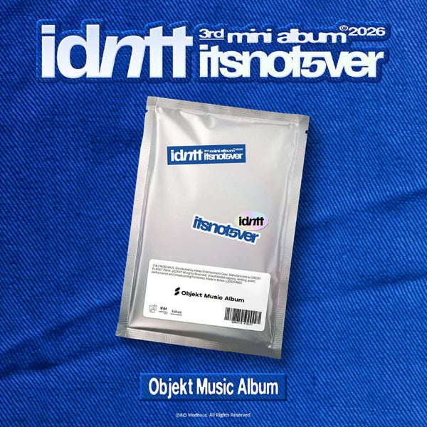 idntt 3RD MINI ALBUM [itsnot5ver] OBJEKT MUSIC ALBUM VER.