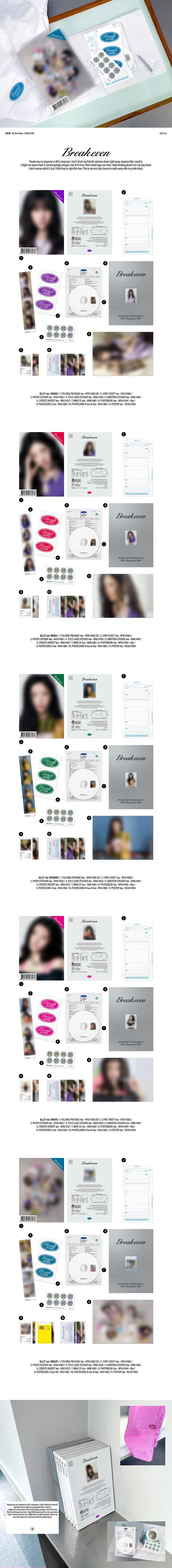 ILLIT BREAK EVEN 5th Mini Album - GLLIT Ver. (Pre-Order)