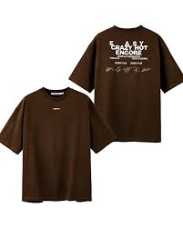 LE SSERAFIM [EASY CRAZY HOT ENCORE IN JAPAN]  S/S T SHIRT BROWN
