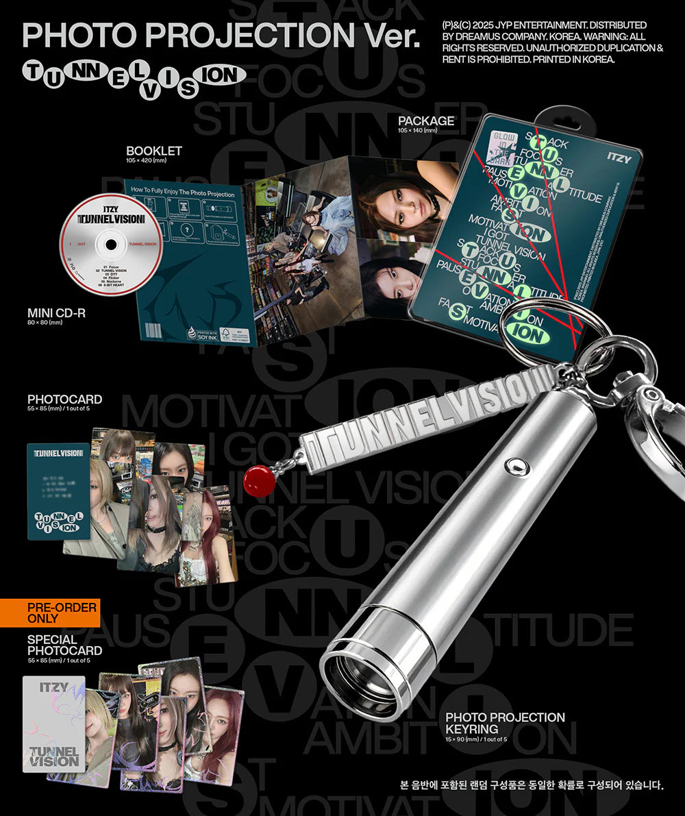 ITZY 11TH MINI ALBUM [TUNNEL VISION] PHOTO PROJECT VER.