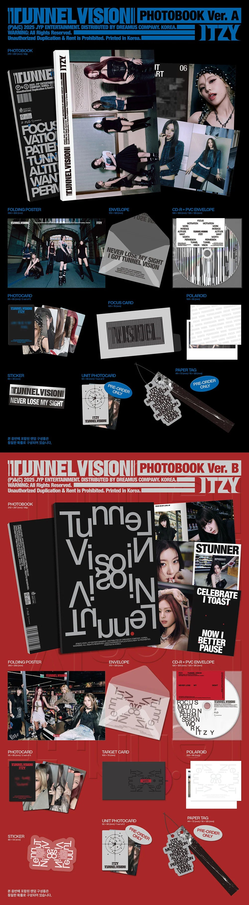 ITZY 11TH MINI ALBUM [TUNNEL VISION] PHOTOBOOK VER.