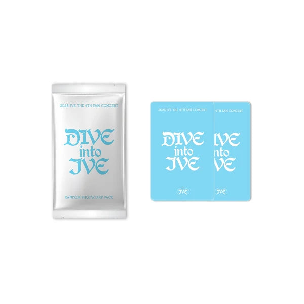 IVE 2026 THE 4TH FAN CONCERT [DIVE IN TO IVE] OFFICIAL MD RANDOM PHOTOCARD