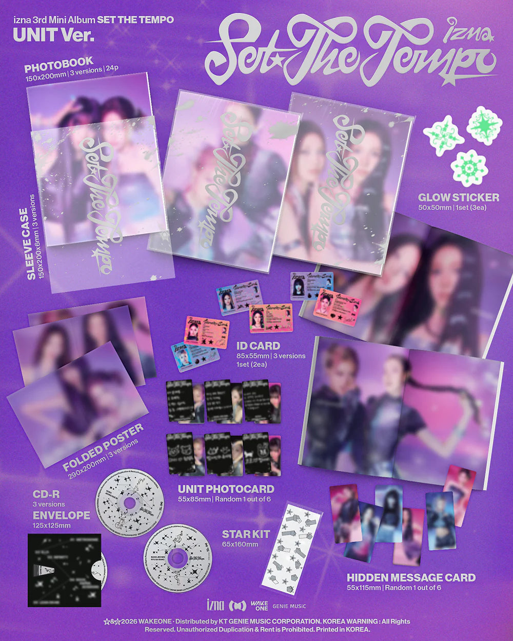 IZNA 3RD MINI ALBUM [SET THE TEMPO] UNIT VER.