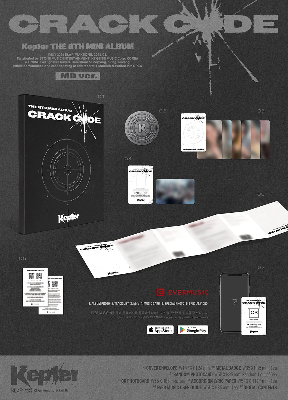 KEP1ER 8TH MINI ALBUM [CRACK CODE] MD VER.