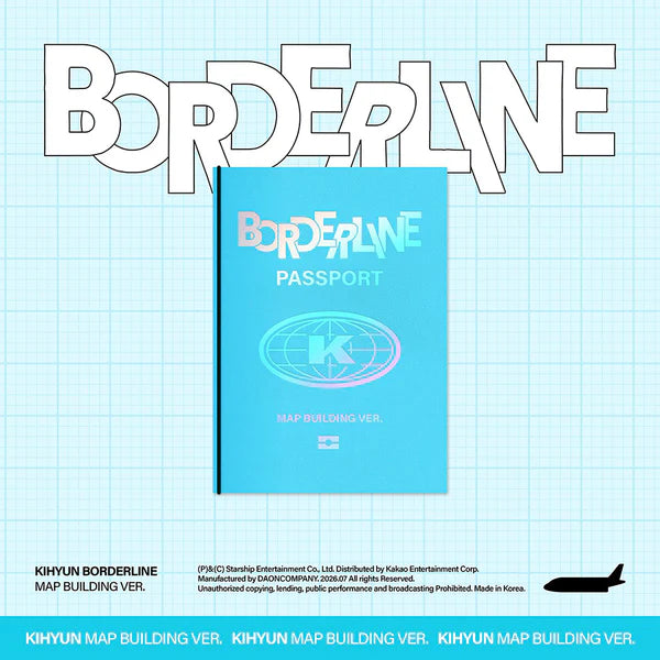 KIHYUN 1ST EP ALBUM [BORDERLINE] MAP BUILDING VER.