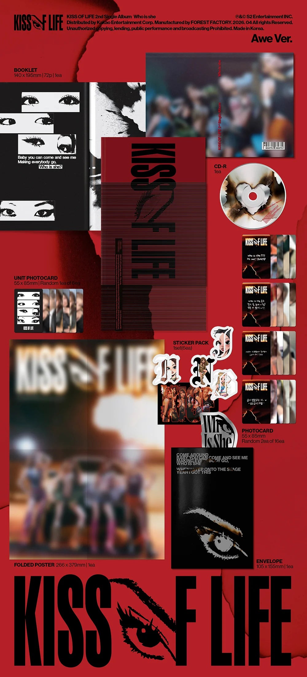 KISS OF LIFE 2ND SINGLE [WHO IS SHE] AWE VER.
