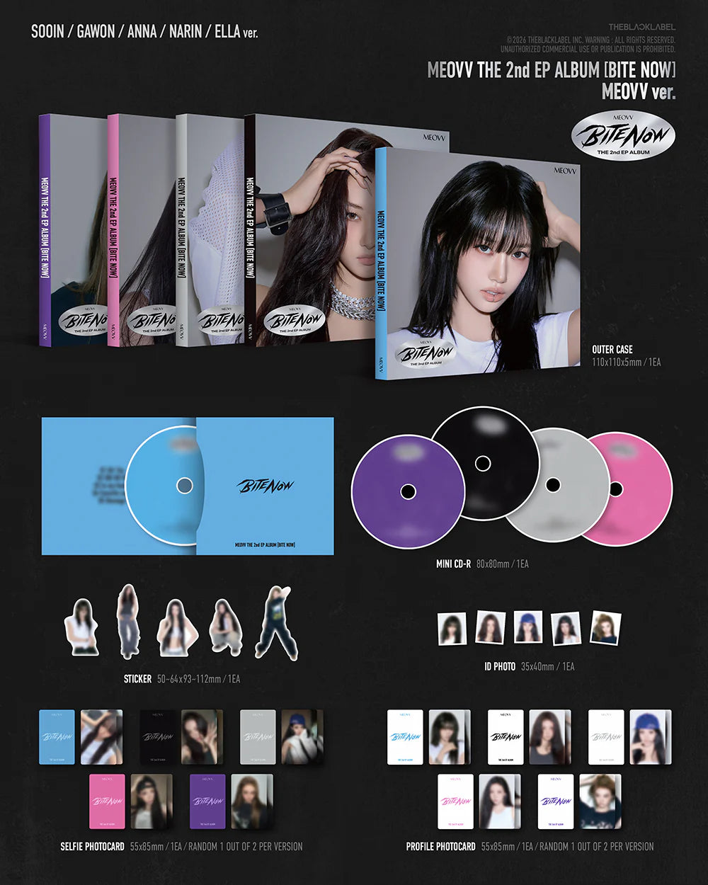 MEOVV 2ND EP ALBUM [BITE NOW] MEOVV VER.