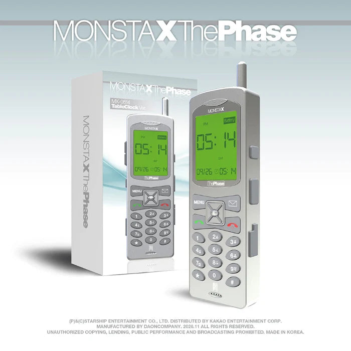MONSTA X - The Phase EP Album MX-0514 Table Clock Ver. (Pre-Order)