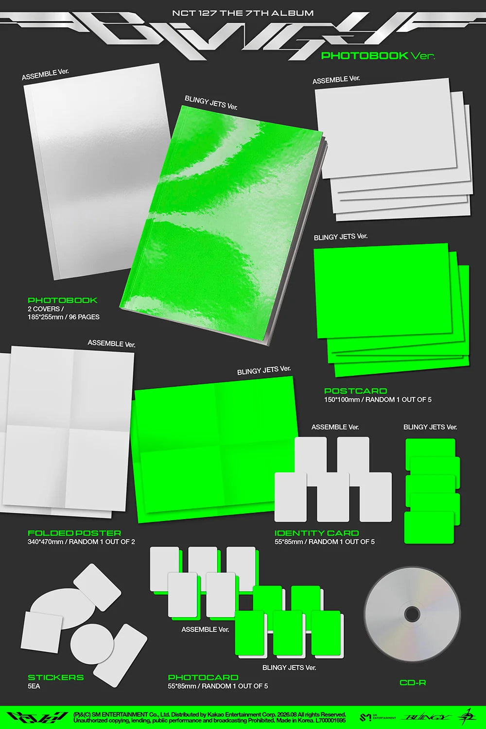 NCT127 7TH ALBUM [BLINGY] PHOTOBOOK VER.