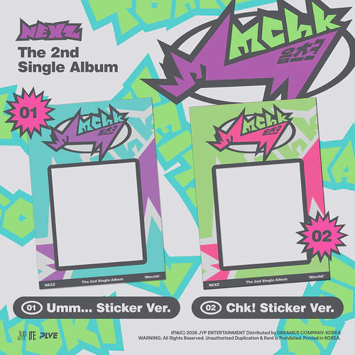 NEXZ 2ND SINGLE ALBUM [Mmck] STICKER VER.