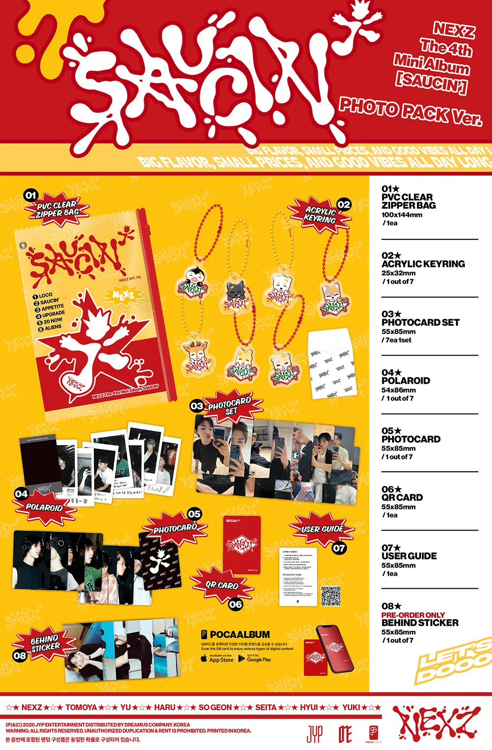 NEXZ 4TH MINI ALBUM [SAUCIN] PHOTOPACK VER.