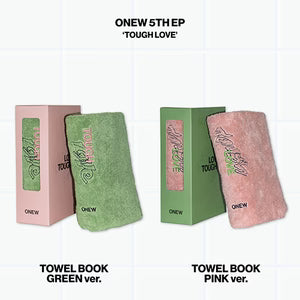 ONEW 5TH MINI ALBUM [TOUGH LOVE] TOWEL BOOK VER.