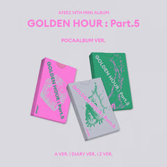 ATEEZ 14TH MINI ALBUM [GOLDEN HOUR PART.5] POCAALBUM VER.