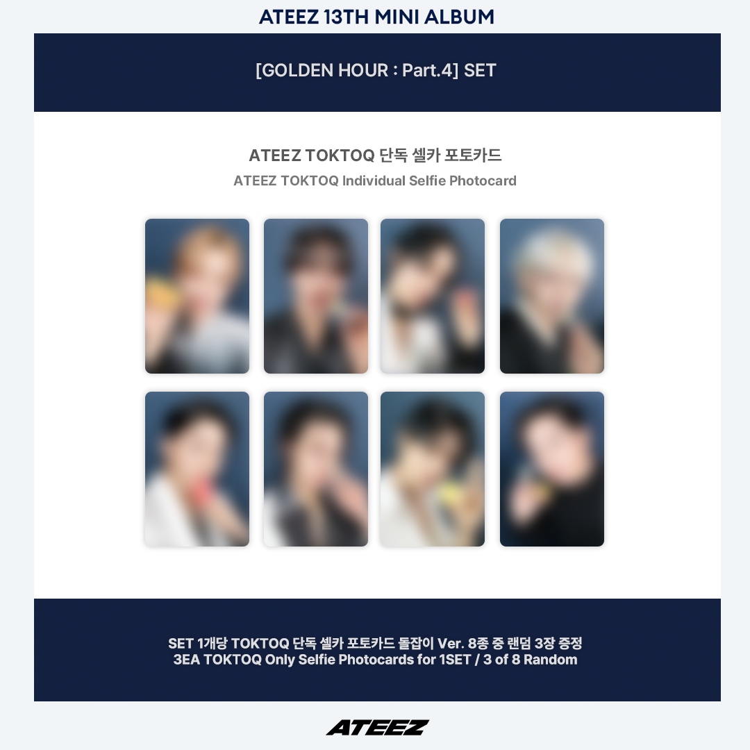 ATEEZ 13TH MINI ALBUM GOLDEN HOUR : PART.4