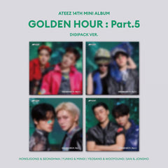 ATEEZ 14TH MINI ALBUM [GOLDEN HOUR PART.5] DIGI PACK UNIT VER.