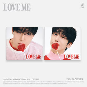 MONSTA X  SHOWNU x HYUNGWON EP ALBUM [LOVE ME] DIGIPACK VER.