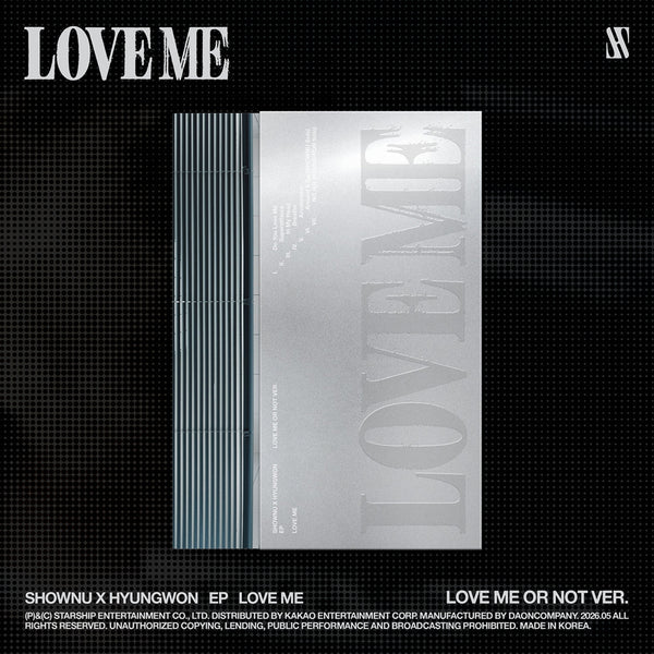 MONSTA X SHOWNU x HYUNGWON EP ALBUM [LOVE ME] LOVE ME OR NOT VER.