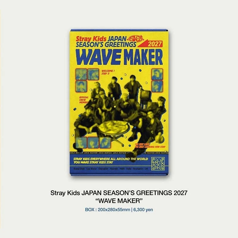 Stray Kids JAPAN [WAVE MAKER] 2027 SEASON'S GREETINGS (Pre-Order)