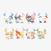 Stray Kids SKZOO X SANRIO CHARACTERS HUG PLUSH KEYRING (Pre-Order)