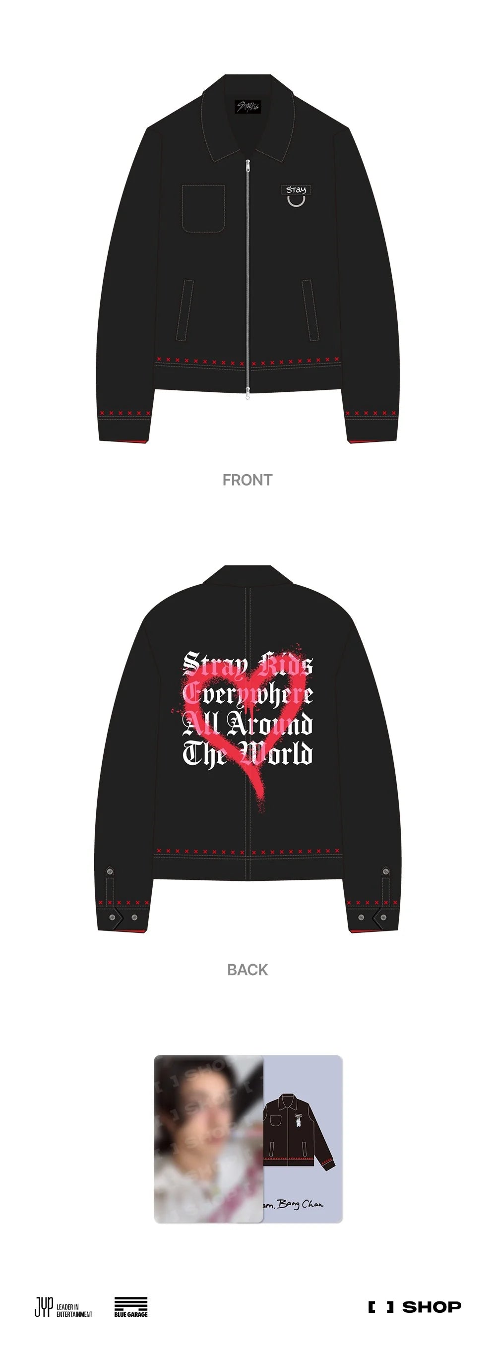 Stray Kids Jacket by BANG CHAN ['dominATE : celebrATE' World Tour Official MD]