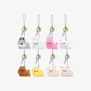STRAY KIDS WOLRD TOUR [RUN IT] OFFICIAL MD SKZOO PLUSH DOOR BELL KEYRING
