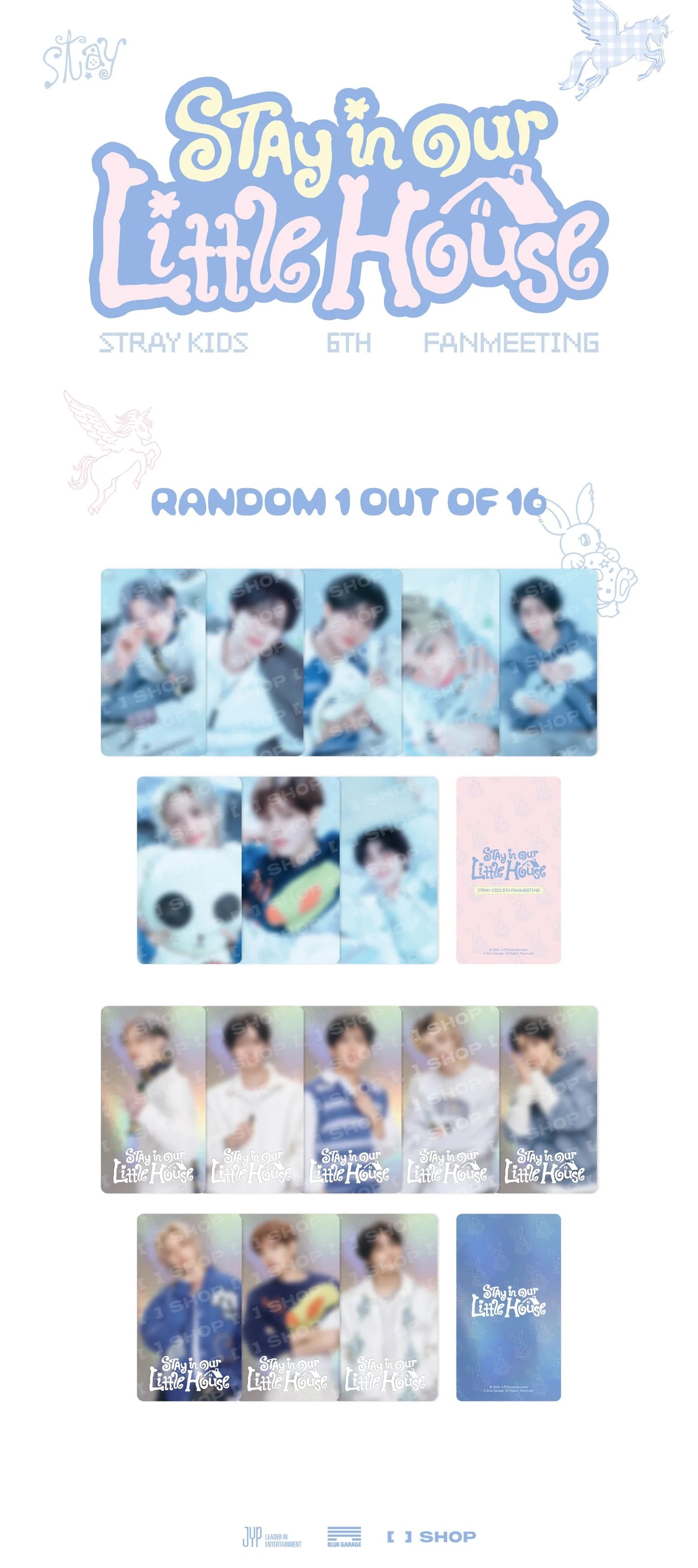 STRAYKIDS 6TH FANMEETING [STAY IN OUR LITTLE HOUSE] SPECIAL TRADING CARD (RANDOM)