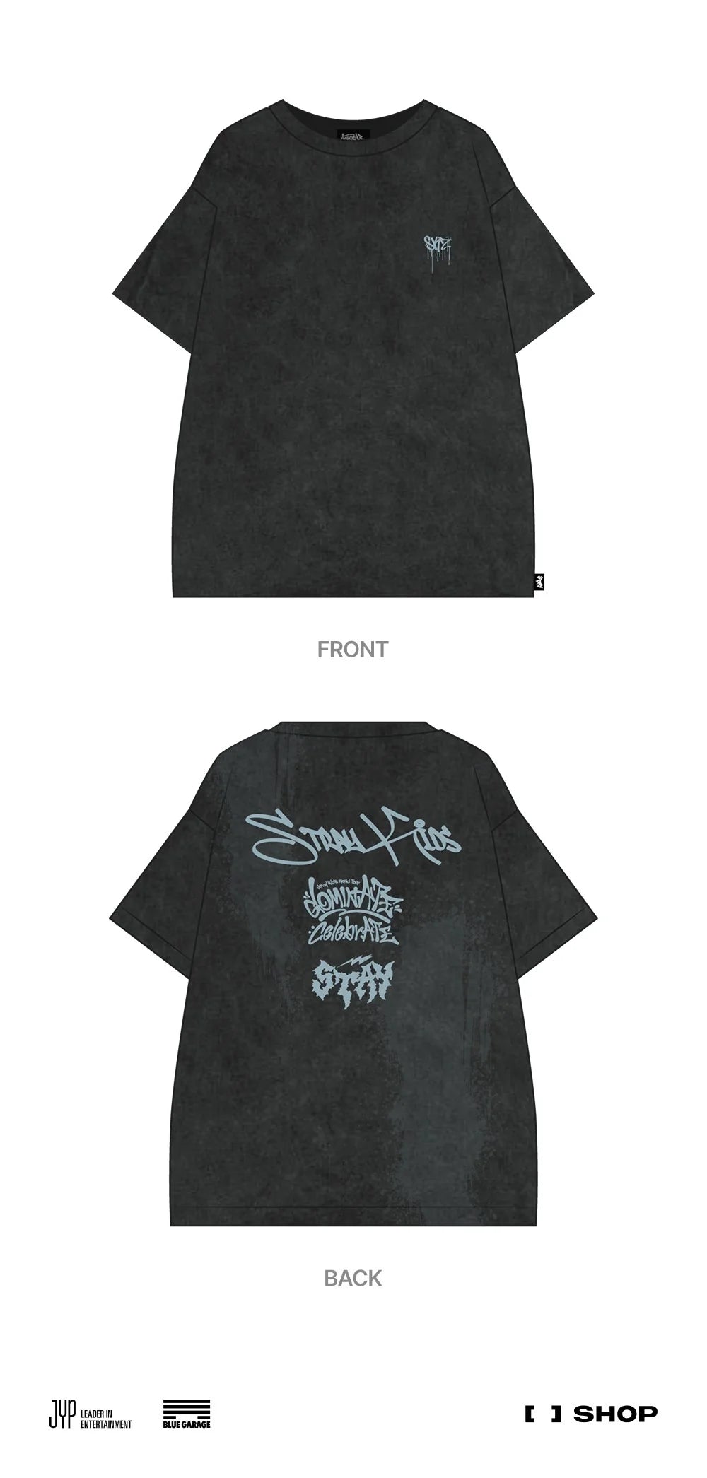 Stray Kids T-Shirt ['dominATE : celebrATE' World Tour Official MD]