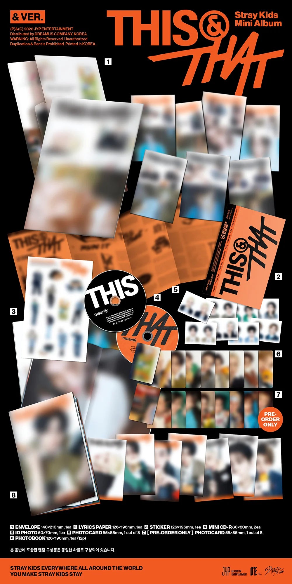STRAYKIDS 1OTH MINI ALBUM [THIS&THAT] & VER.