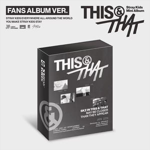 STRAYKIDS 1OTH MINI ALBUM [THIS&THAT] FANS ALBUM VER.