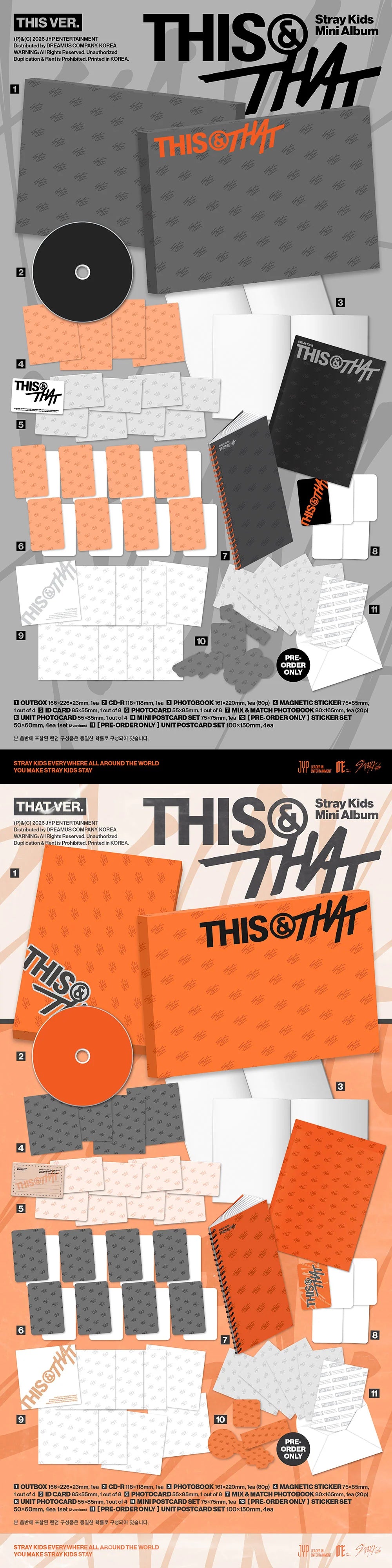 STRAYKIDS 1OTH MINI ALBUM [THIS&THAT]