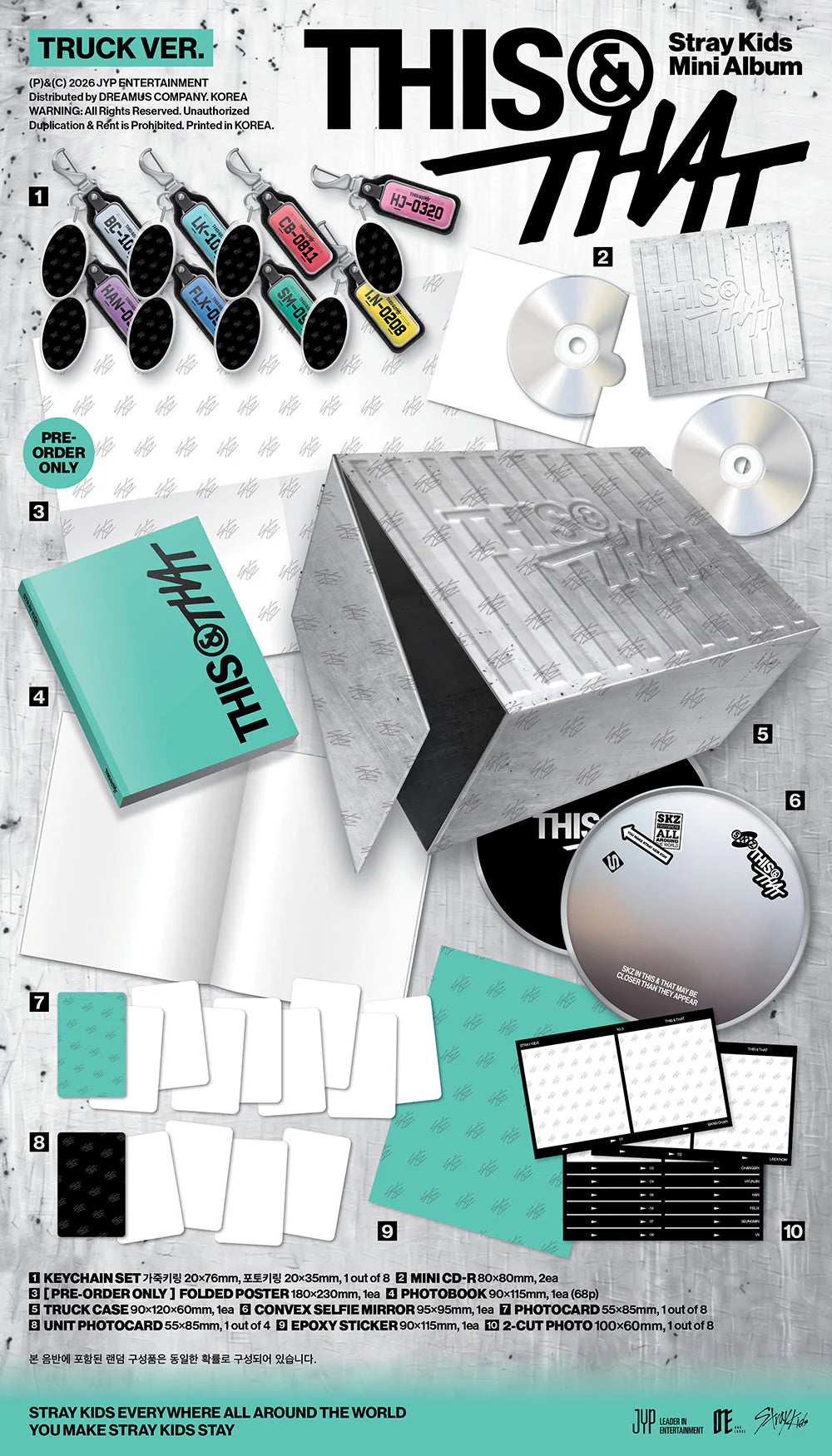 STRAYKIDS 1OTH MINI ALBUM [THIS&THAT] TRUCK VER. (LIMITED)