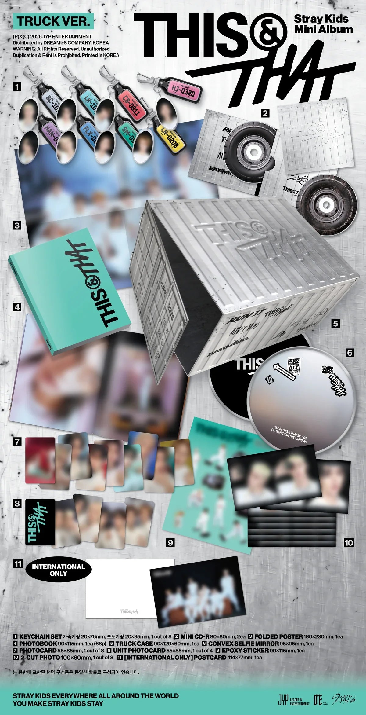 STRAYKIDS 1OTH MINI ALBUM [THIS&THAT] TRUCK VER. (LIMITED)
