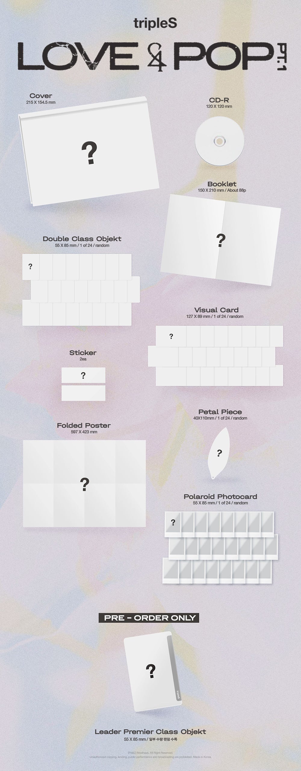 TRIPLE S 3RD ALBUM [LOVE &POP PT.1]