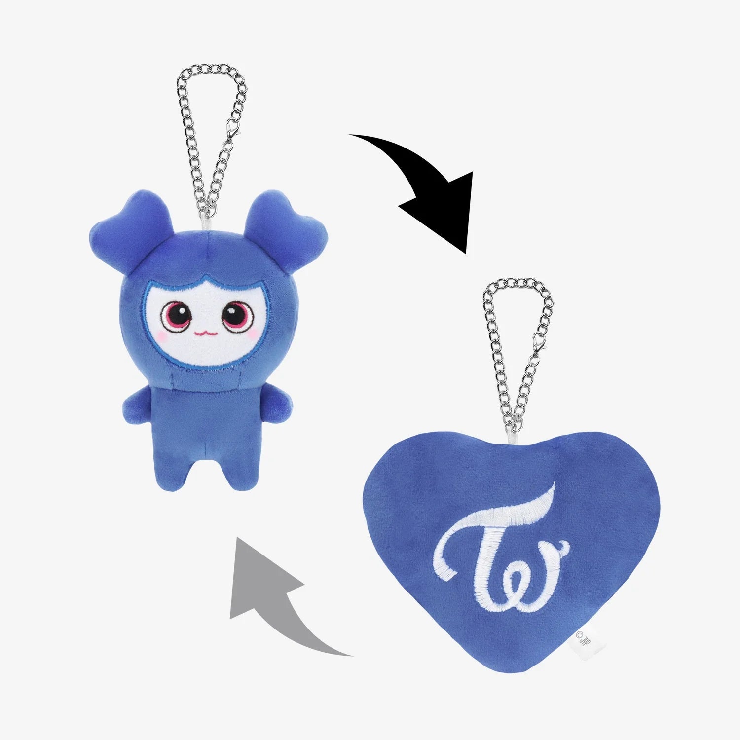 TWICE JAPAN BABY LOVELYS REVERSIBLE BAG CHARM – FANDOMK TWICE JAPAN BABY LOVELYS REVERSIBLE BAG CHARM – FANDOMK