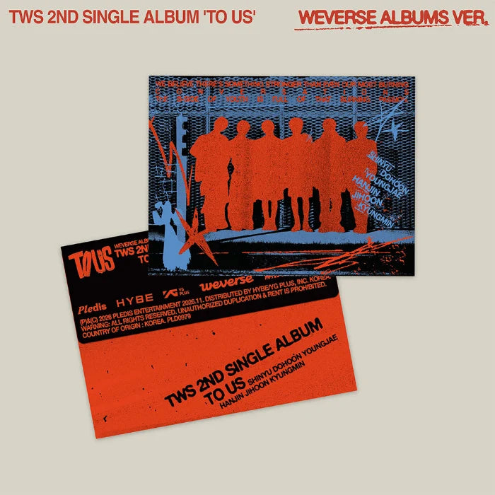TWS - TO US 2nd Single Album - Weverse Ver.(Pre-Order)