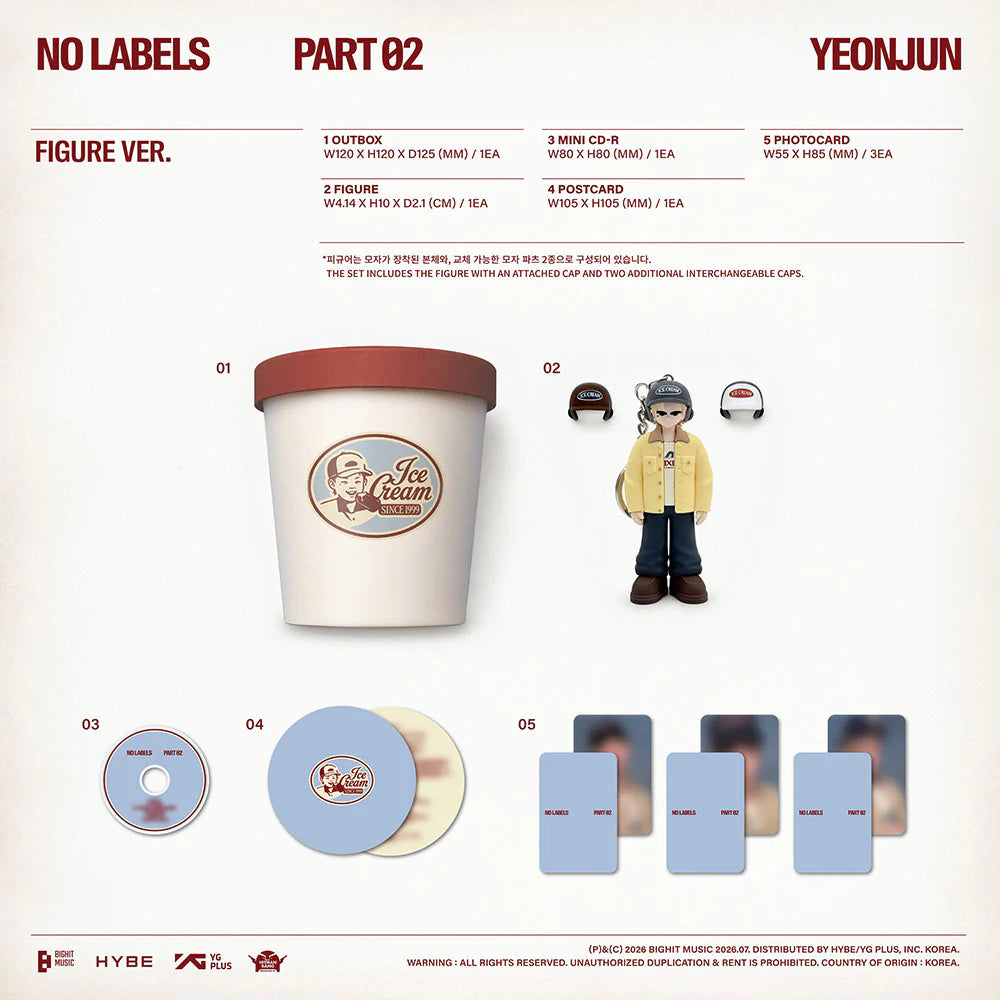TXT YEONJUN [NO LABELS: PART 02] FIGURE VER.