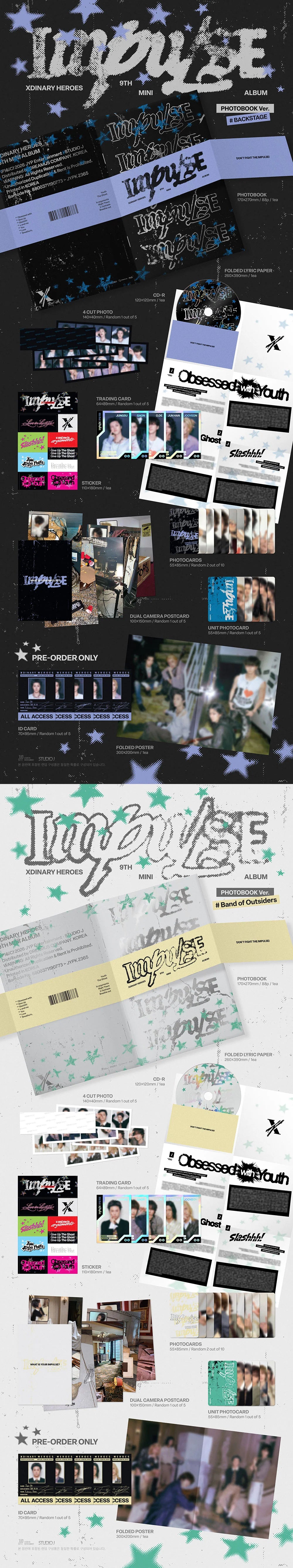 Xdinary Heroes IMPULSE 9th Mini Album - Photobook Ver.