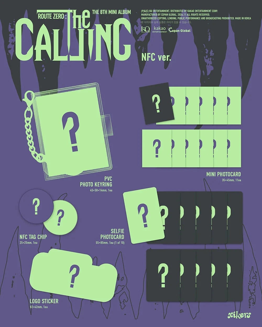 XIKERS ROUTE ZERO : The CALLING POCAALBUM (Pre-Order).