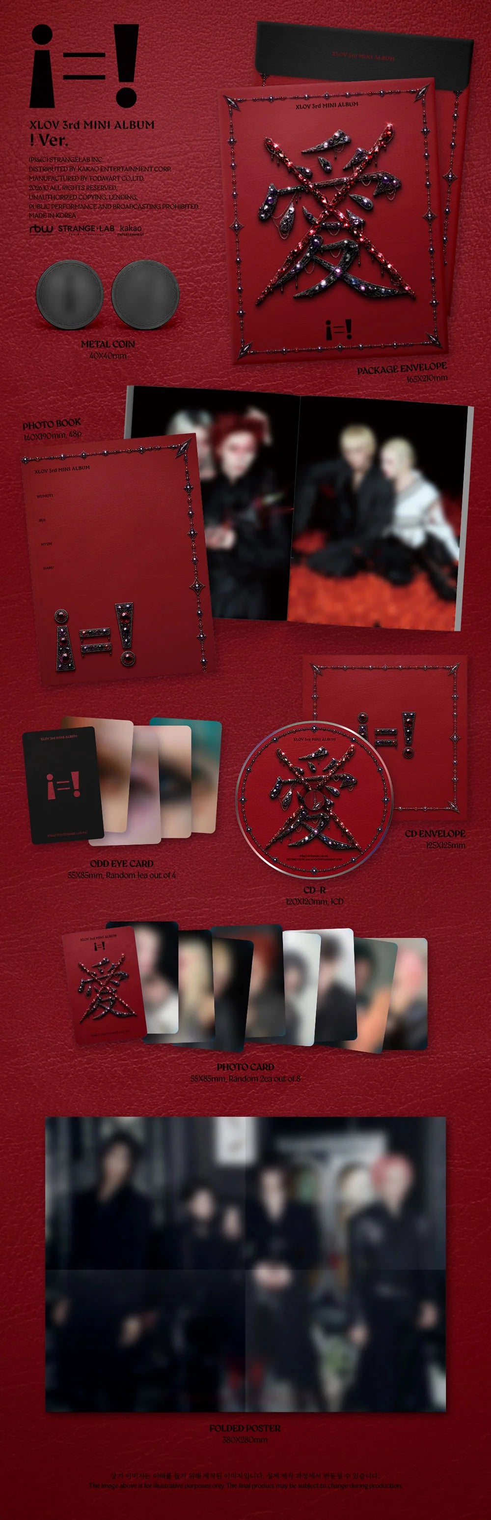 XLOV - i=! 3rd EP Album - i Ver. (Pre-Order)