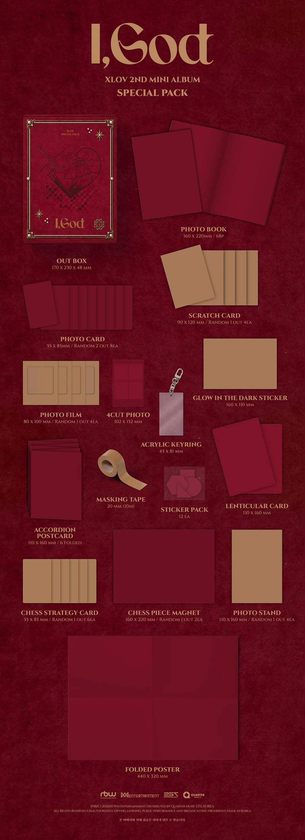 XLOV 2ND MINI ALBUM [I,GOD] SPECIAL PACK
